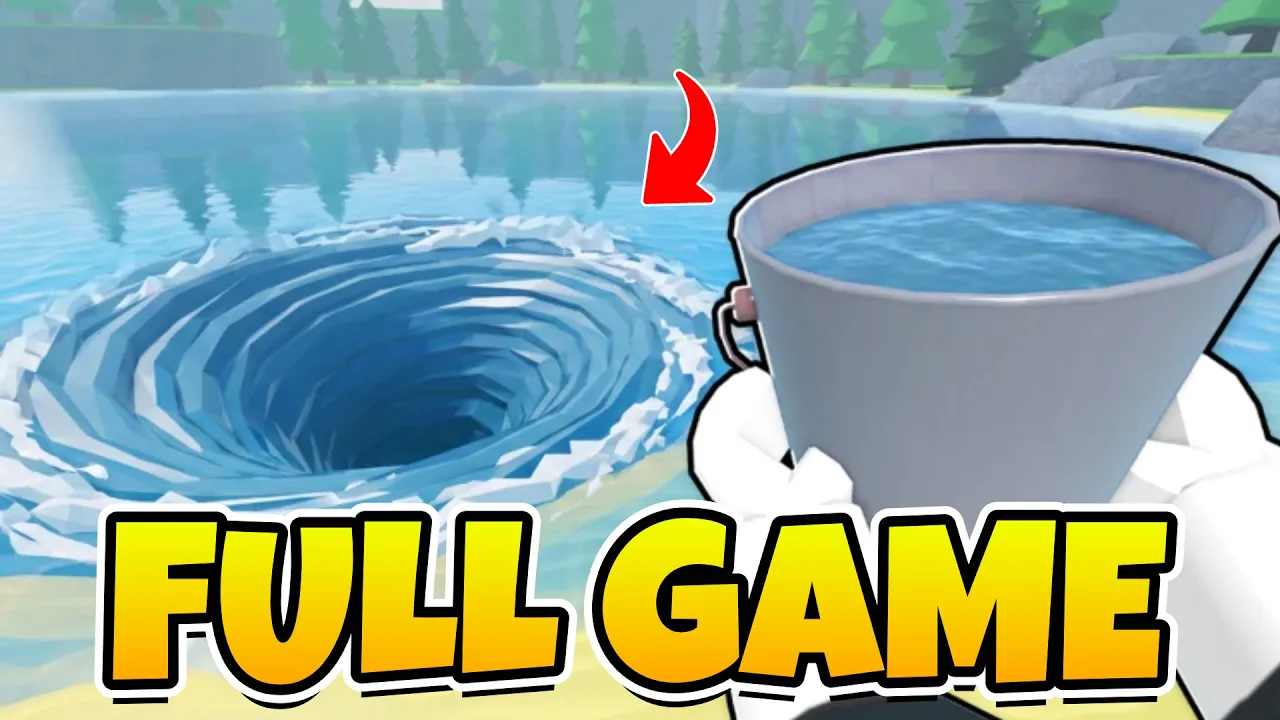 Drain the Lake wiki — buckets, badges, skill tree, and depth
